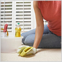 Cleaning Bathroom